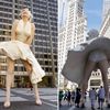Giant Marilyn Monroe Statue An Up-Skirt Photographer's Wet Dream
